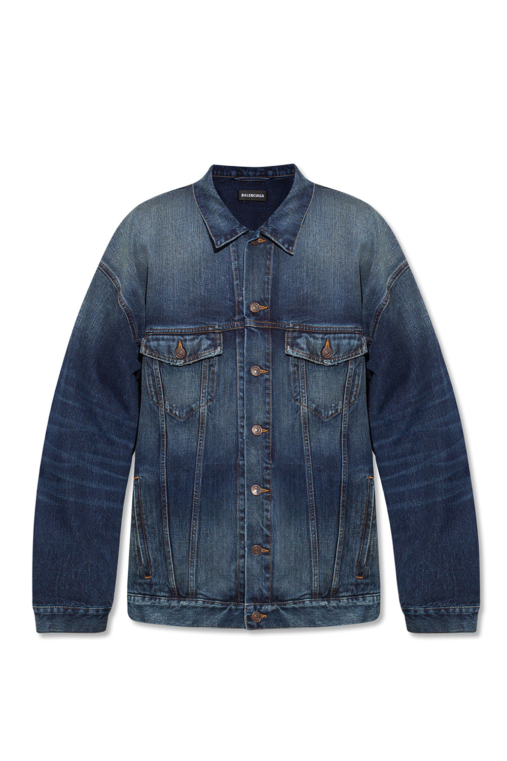 Balenciaga denim best sale jacket men